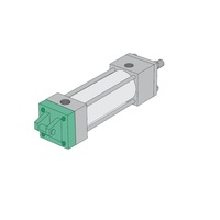 NUMATICS/AVENTICS NFPA CYLINDER A SERIES 1 1/2" BORE 1" STROKE, DETACHABLE CLEVIS MNT